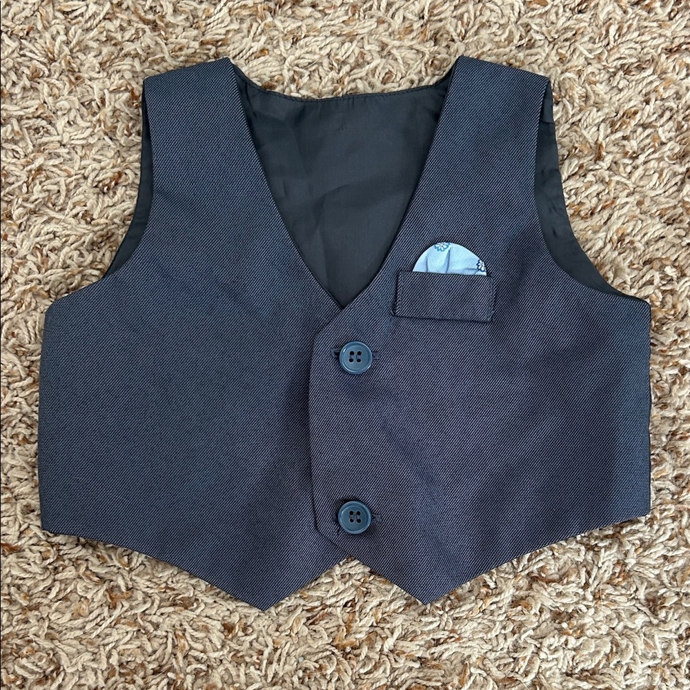 Navy Blue Kids Vest